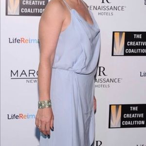 Haute Hippie Baby Blue Draped Dress